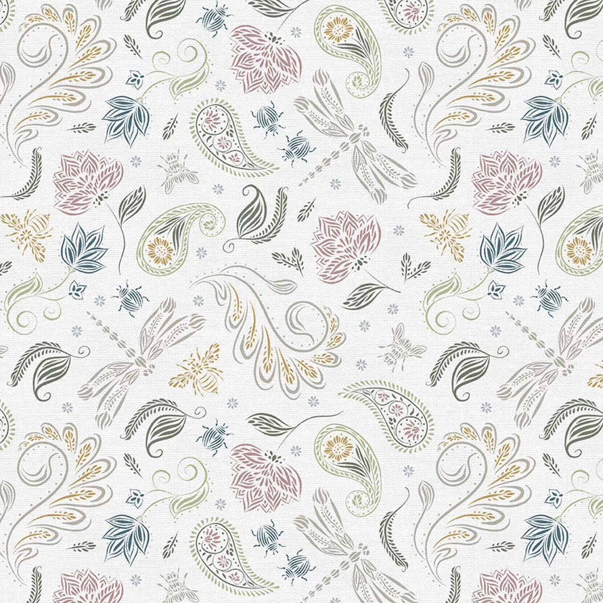 doodle-bugs-multi-quilting-cotton-wide Doodle Bugs – Multi – Quilting Cotton Wide