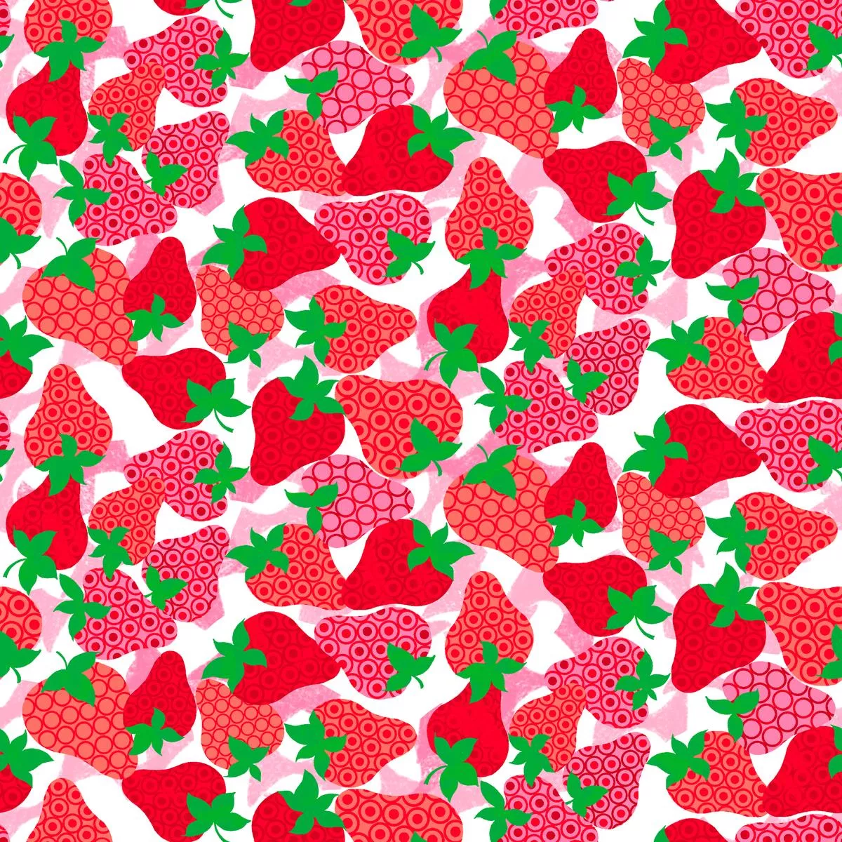 dotted-delicious-playful-strawberry-fabric Dotted & Delicious – Playful Strawberry Fabric