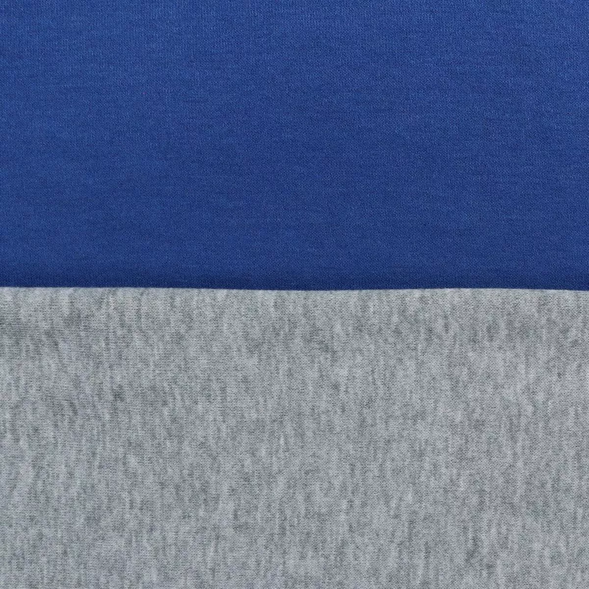 double-face-jersey-knit-blue-grey Double Face Jersey Knit – Blue + Grey