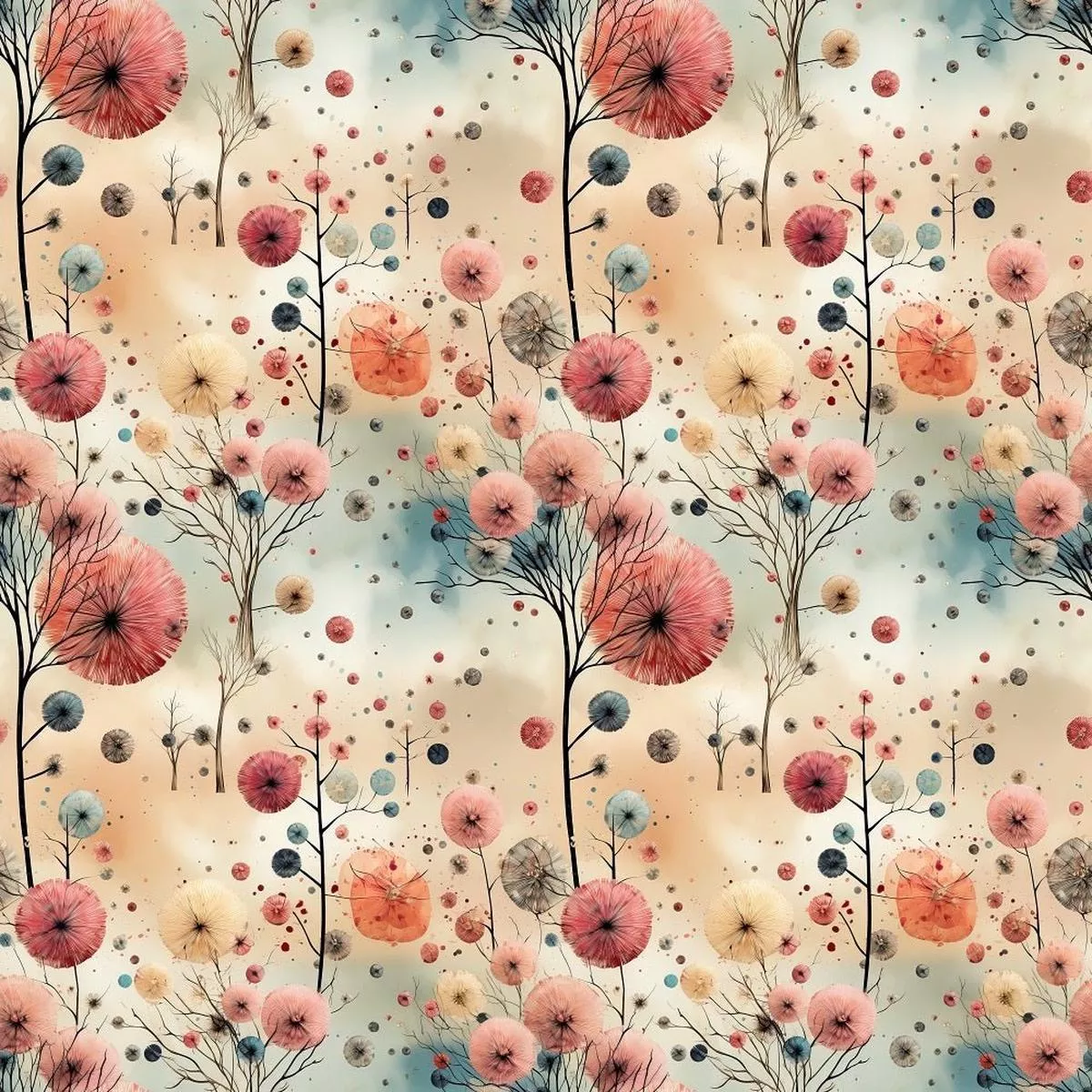 dreamland-forest-pattern-4-fabric Dreamland Forest Pattern #4 Fabric