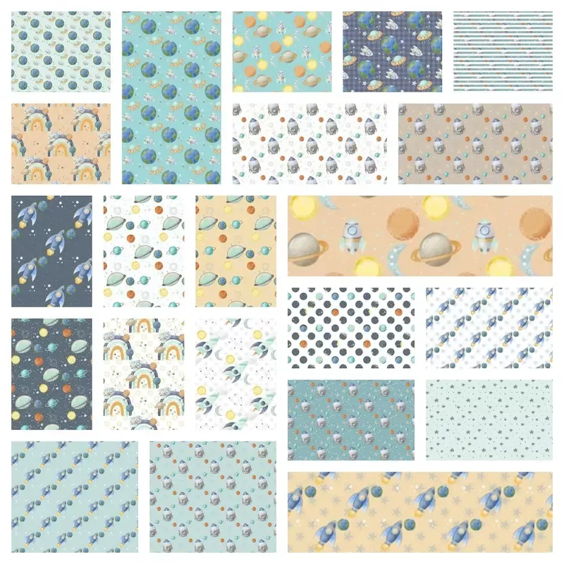 Dreams of Outerspace Fabric Collection – 1/2 Yard Bundle