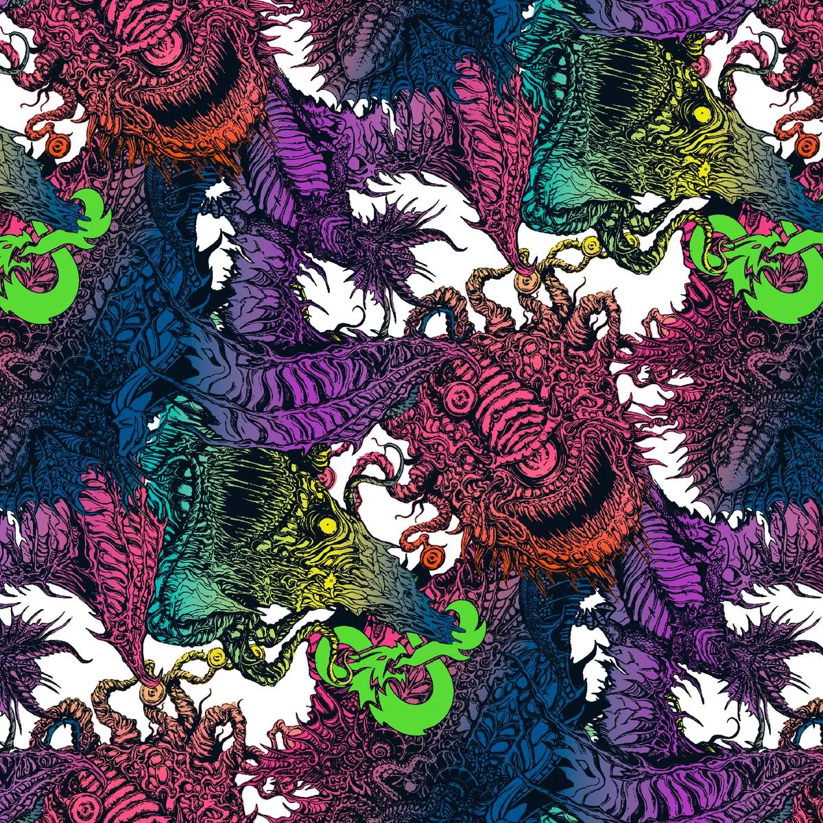 dungeons-dragons-monster-craze-multi-fabric Dungeons & Dragons Monster Craze Multi Fabric