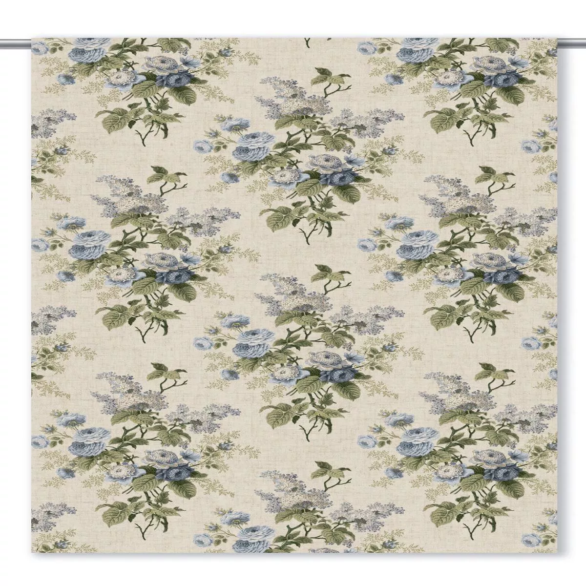durshet-fabric-by-yard-cream-powder-blue-green ‘Durshet’ Fabric by the Yard (Cream/ Powder Blue/ Green)