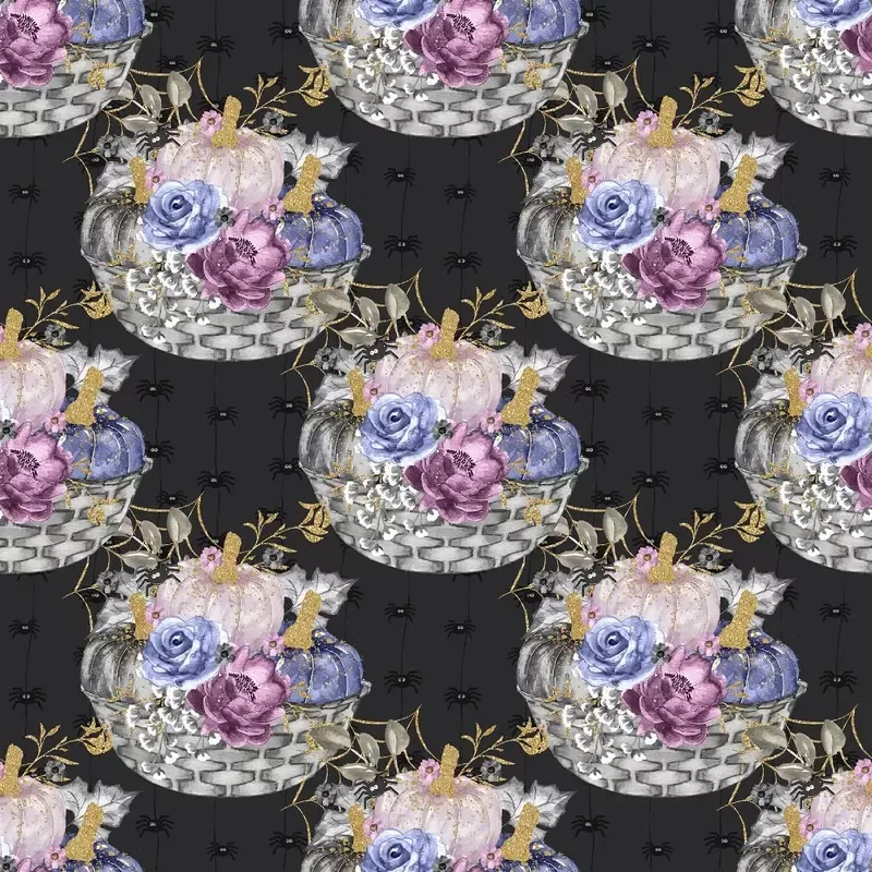 elegant-pumpkins-bundle-fabric-gray Elegant Pumpkins Bundle Fabric – Gray