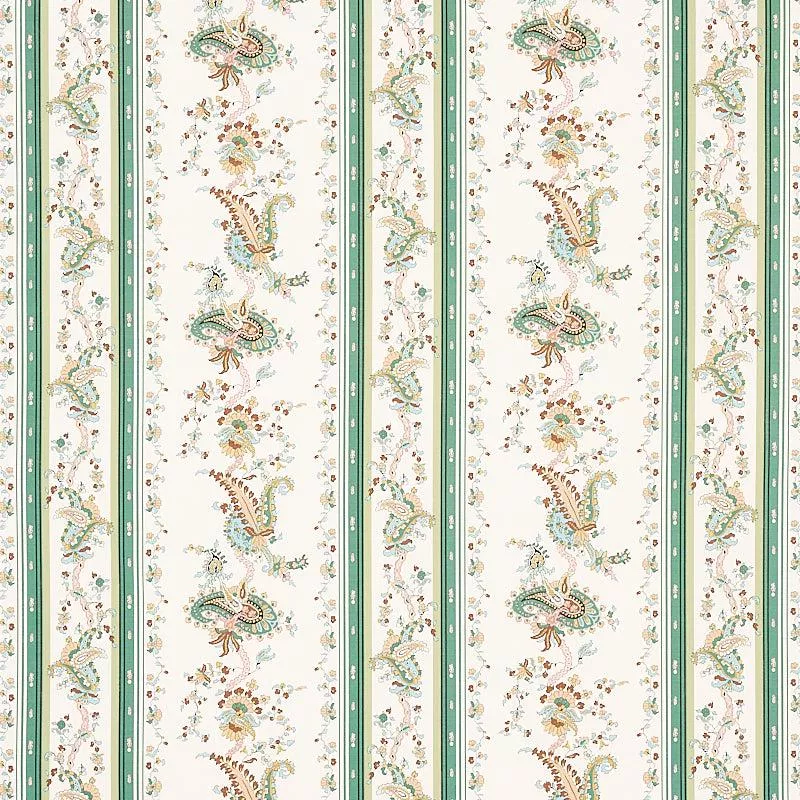 elena-paisley-stripe-green ELENA PAISLEY STRIPE | Green