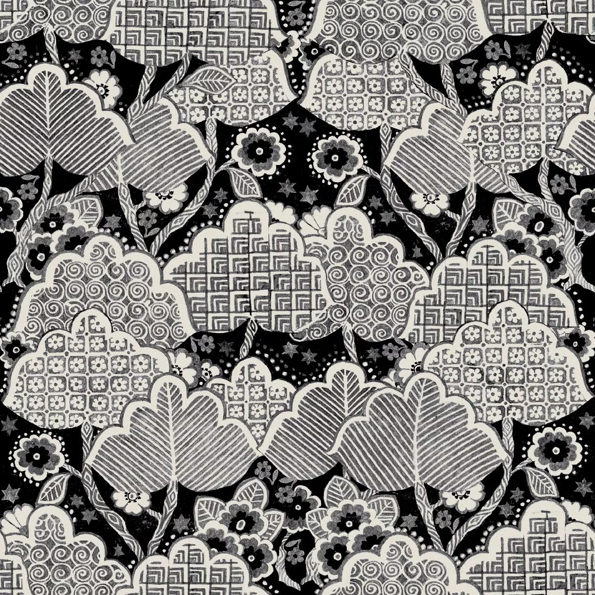 Elowen on Black Fabric