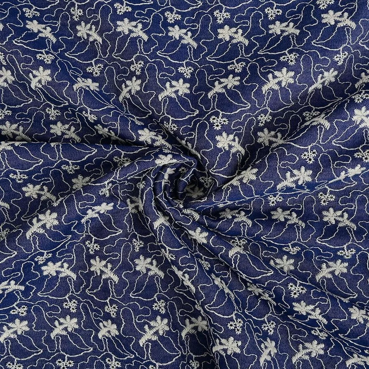 embroidered-denim-fabric-180-g-m Embroidered denim fabric 180 g/m