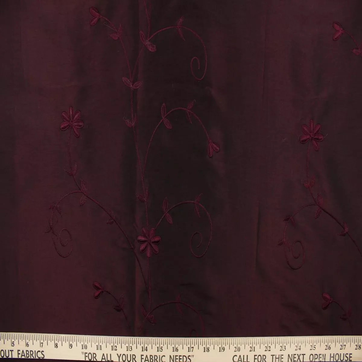 embroidered-iridescent-newton-in-wine Embroidered Iridescent Newton in Wine