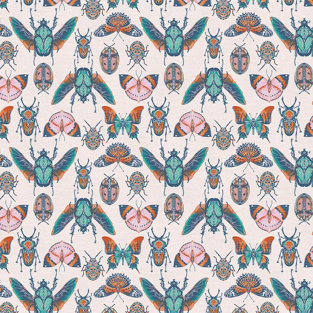 emperor-india-teal-orange-rayon Emperor of India – Teal/Orange – Rayon