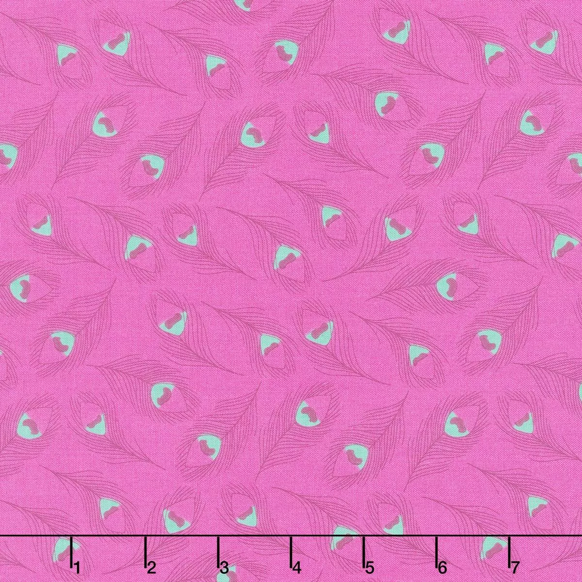 enchanted-bloom-peacock-plumes-wild-orchid-yardage Enchanted Bloom – Peacock Plumes Wild Orchid Yardage
