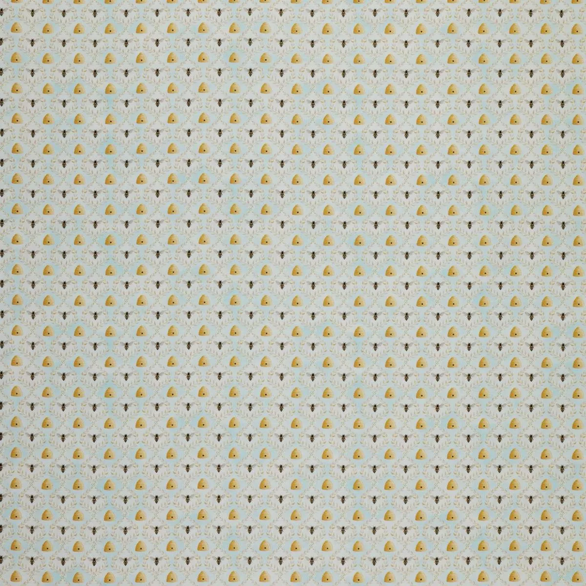 enchanted-spring-fabric-collection-sweet-bees-blue Enchanted Spring Fabric Collection – Sweet Bees Blue