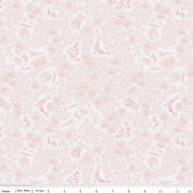 Fable Off White Tonal Yardage by Jill Finley for Riley Blake Designs