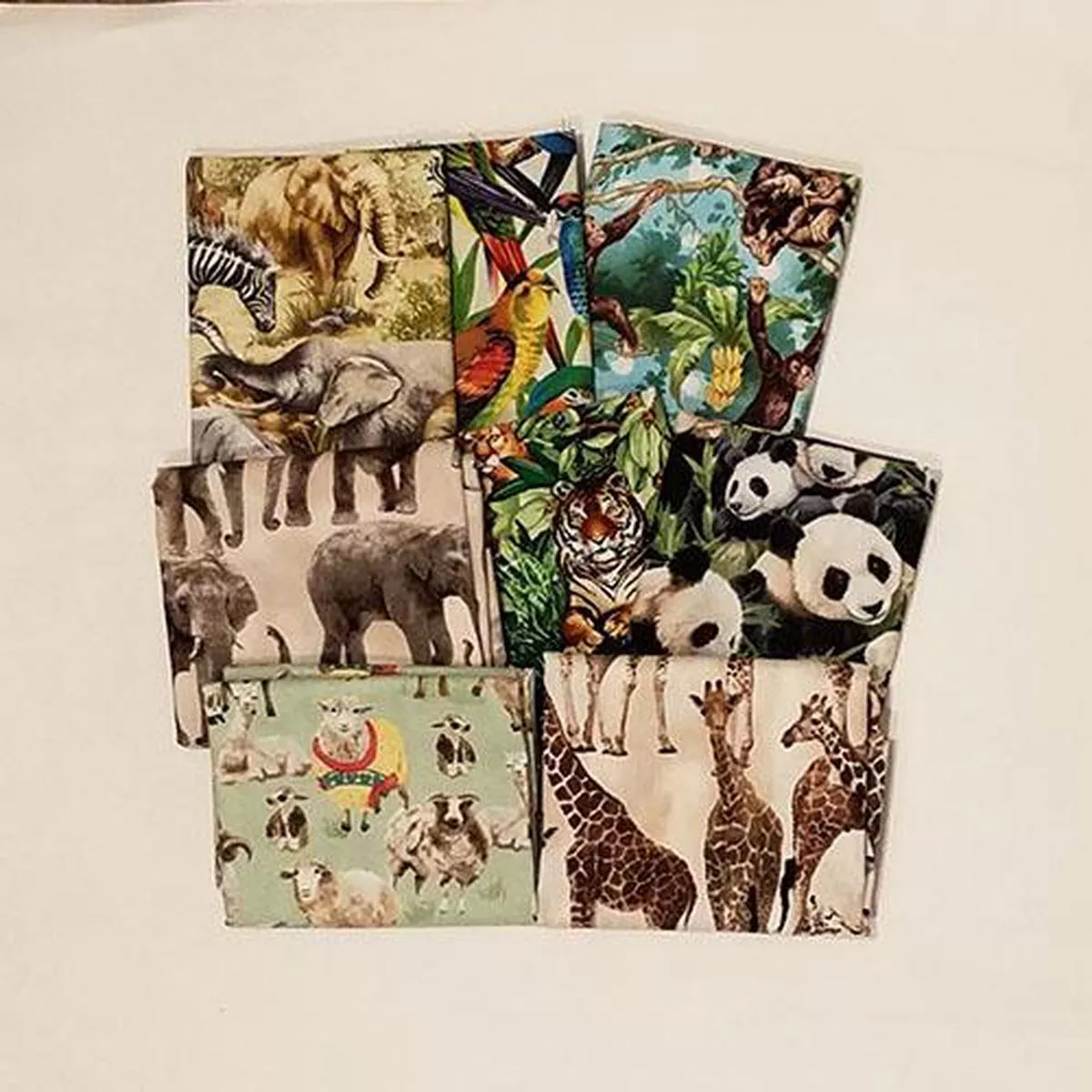 fat-quarter-cotton-fabric-bundle-exotic-animals Fat Quarter Cotton Fabric Bundle, Exotic Animals