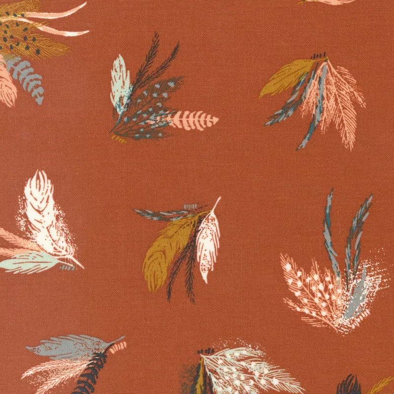 feather-friends-in-rust-woodland-wildflowers Feather Friends in Rust | Woodland & Wildflowers