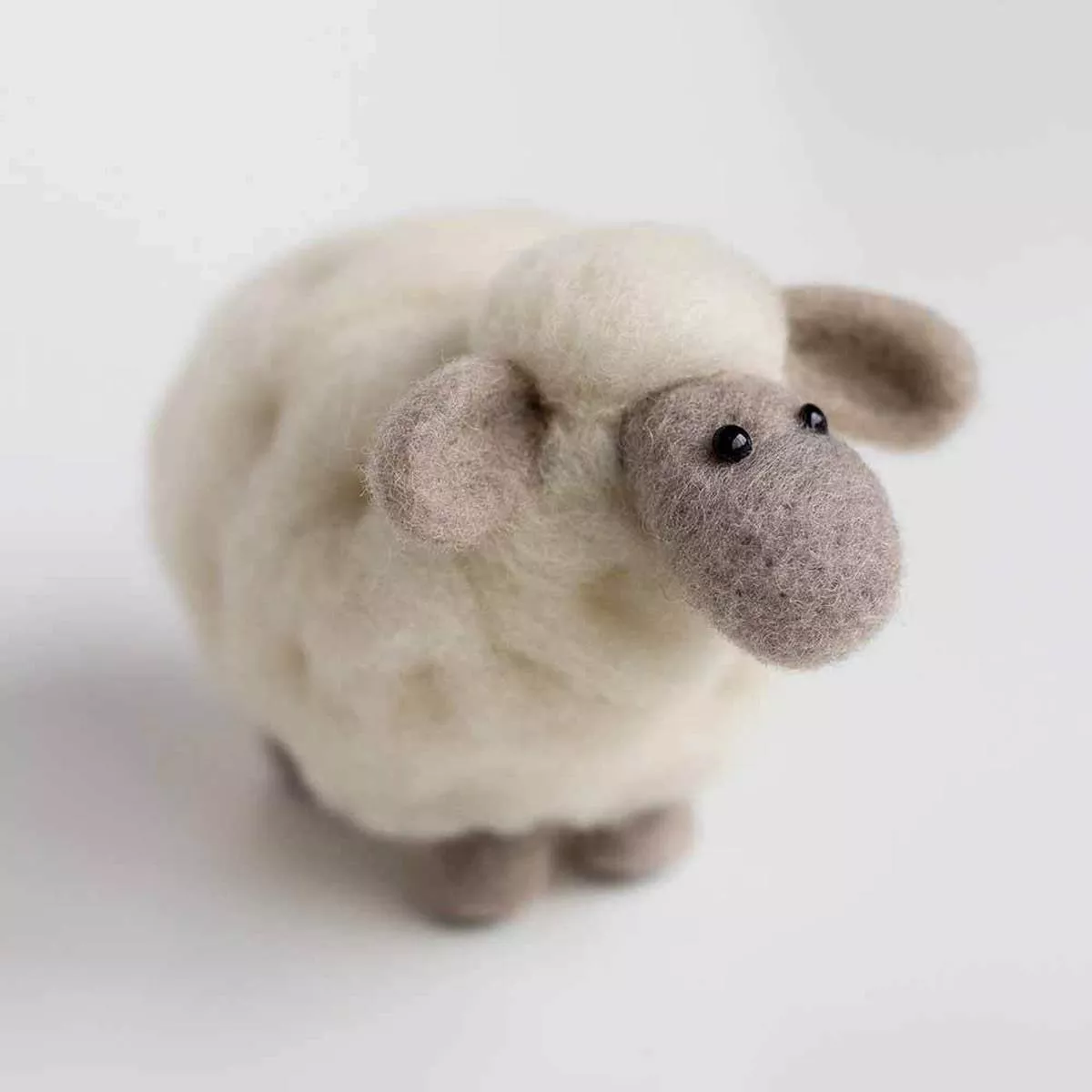 felted-sky-white-sheep-mini-needle-felting-kit Felted Sky – White Sheep Mini Needle Felting Kit