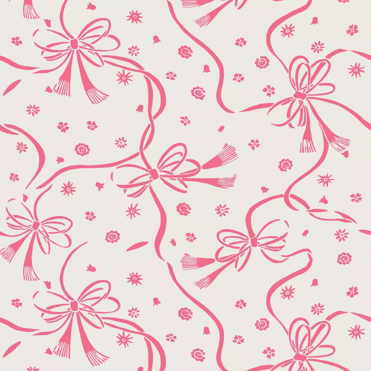 festive-bows-on-ruby-fabric Festive Bows on Ruby Fabric