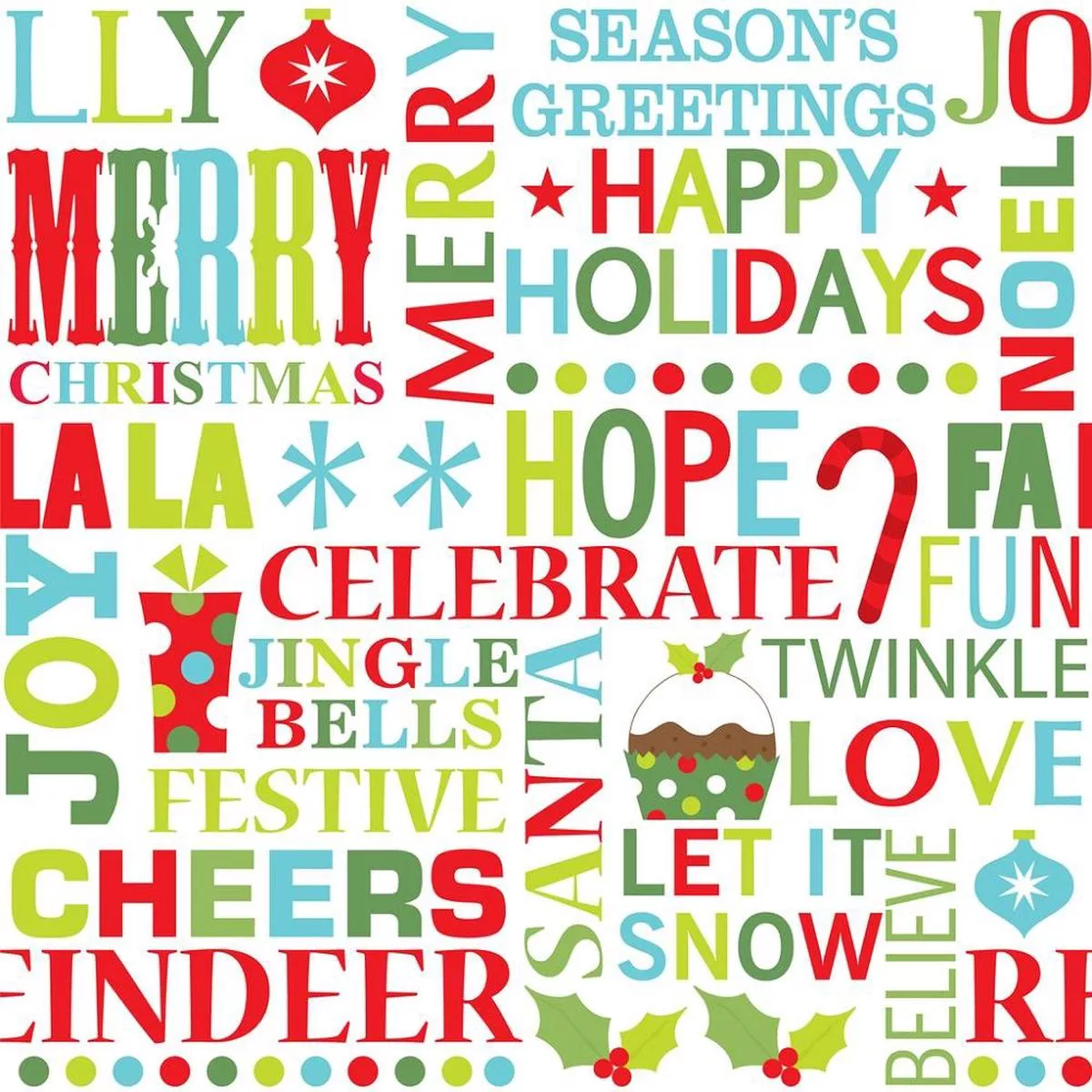 festive-christmas-font-fabric Festive Christmas Font Fabric