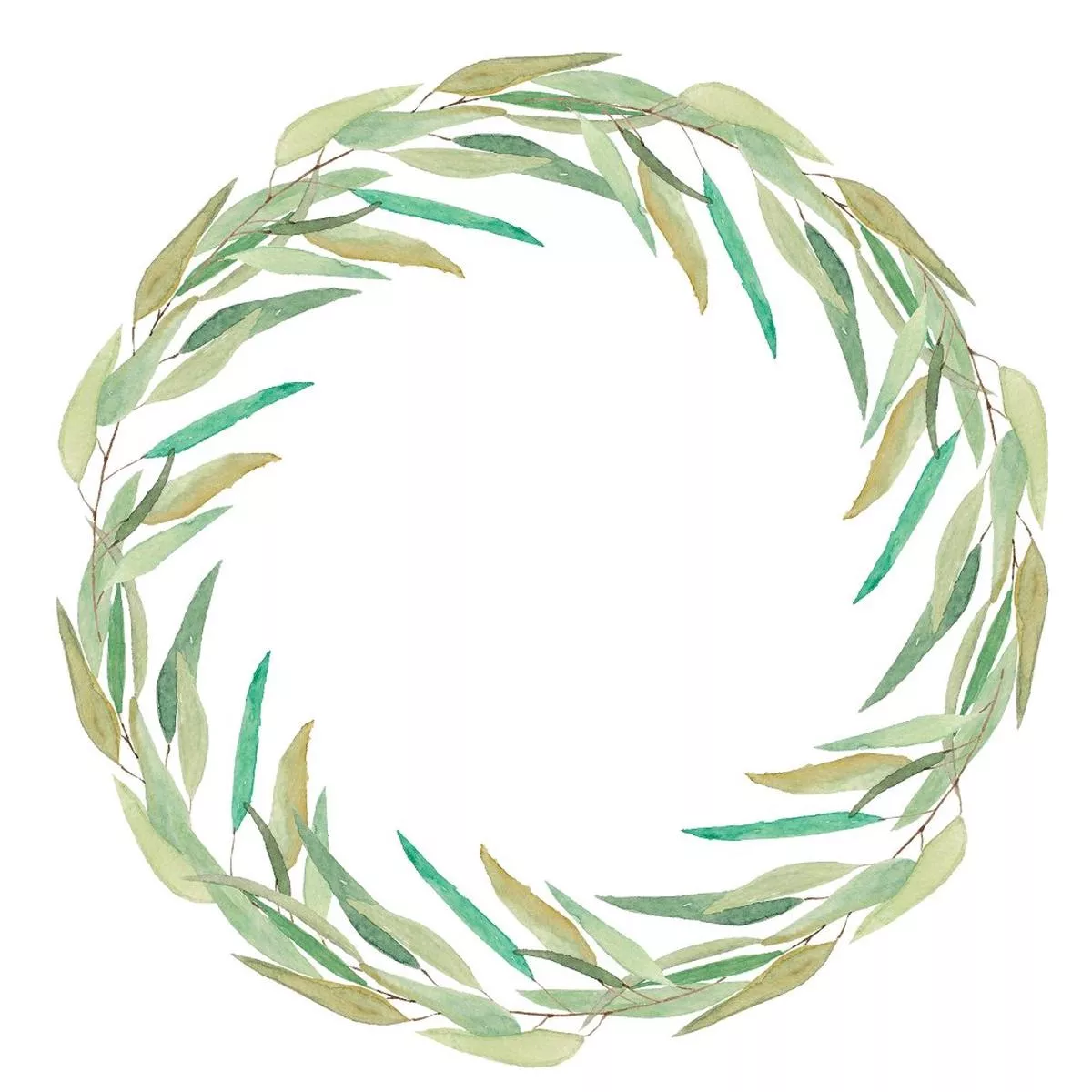 fields-eucalyptus-dried-wreath-fabric-panel Fields of Eucalyptus Dried Wreath Fabric Panel