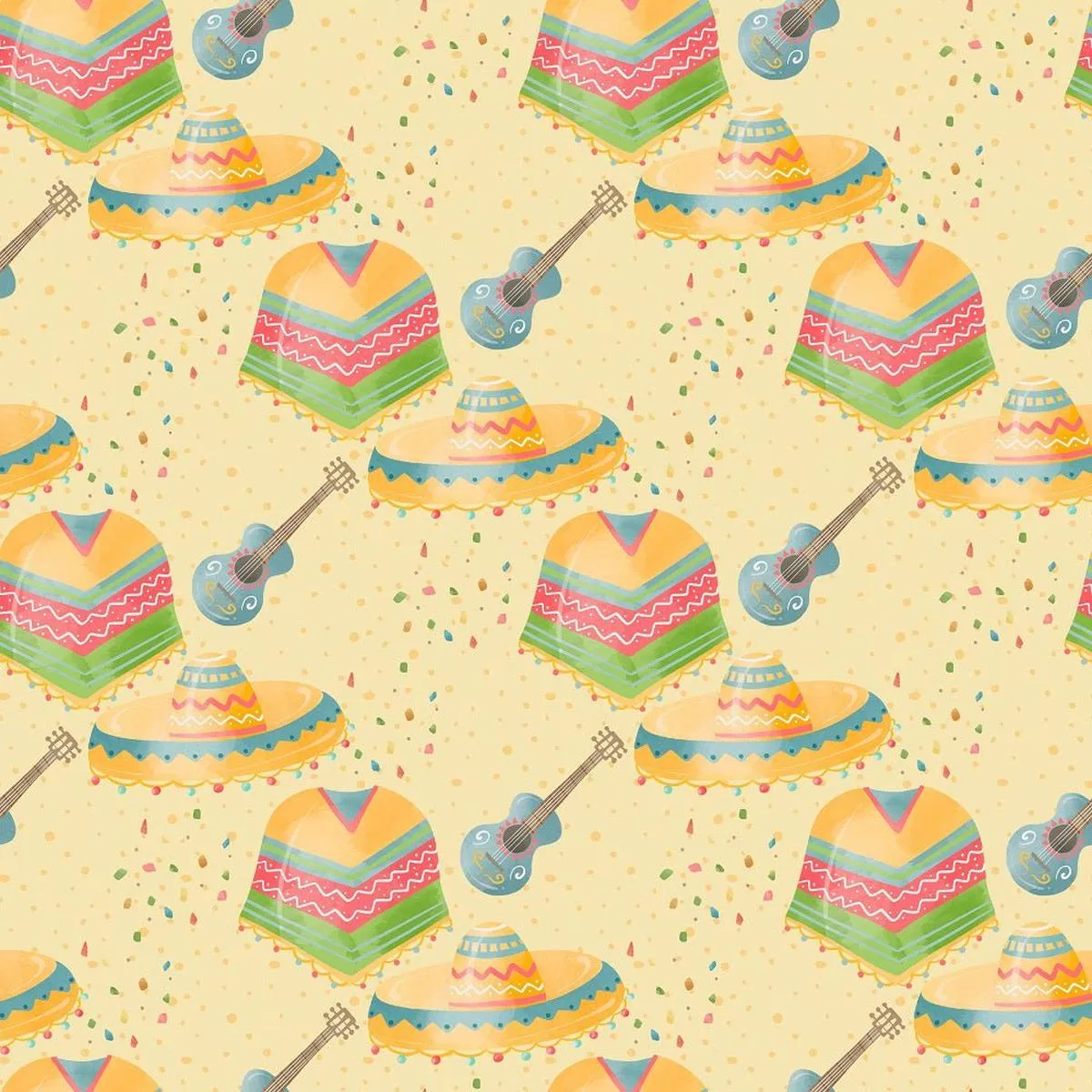 fiesta-music-fabric-tan Fiesta! Music Fabric – Tan