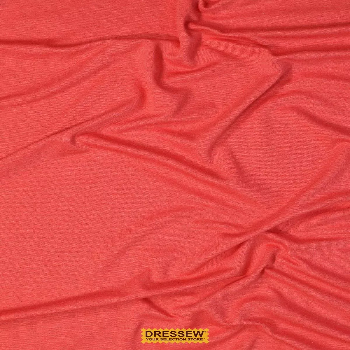 Fine Pique Knit Red Melange