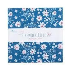 Firework Fields 10in Squares, 42pcs
