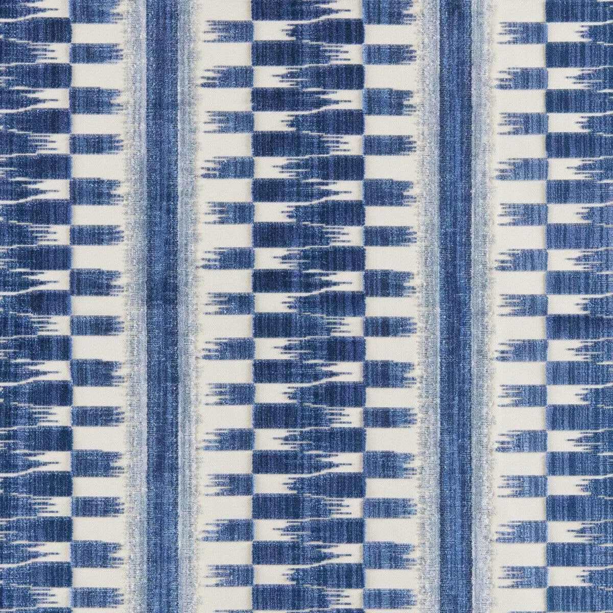 Flamme Velvet Blue Fabric