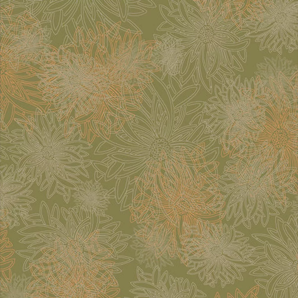 floral-elements-quilt-fabric-dusty-olive-fe-509 Floral Elements Quilt Fabric – Dusty Olive – FE-509