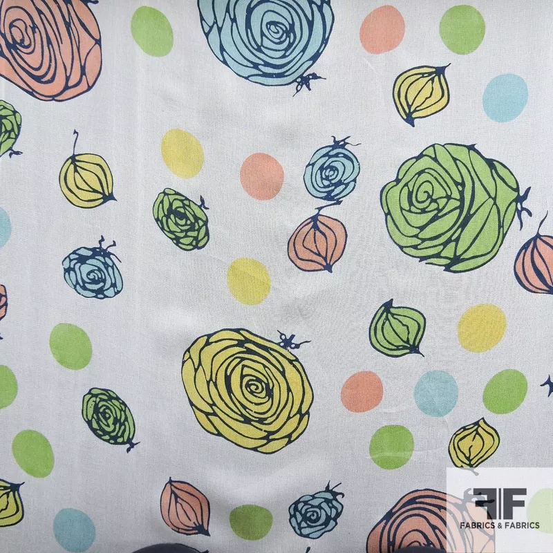 floral-polka-dot-silk-chiffon-multicolor Floral/Polka Dot Silk Chiffon – Multicolor