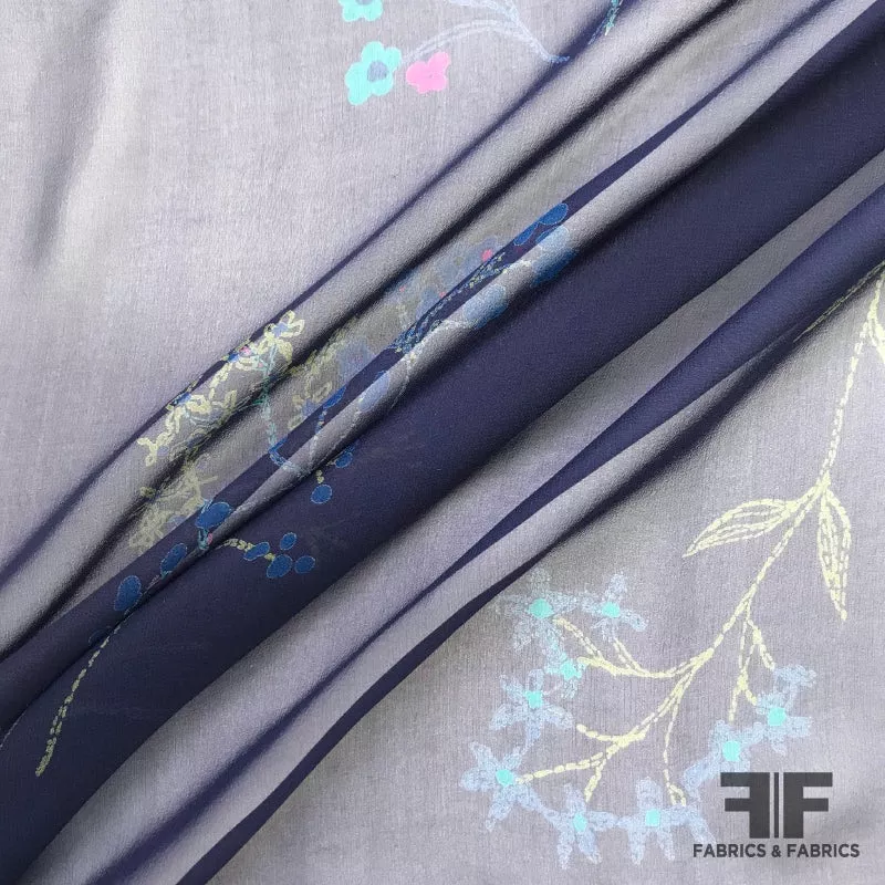 floral-printed-silk-chiffon-navy-multicolor Floral Printed Silk Chiffon – Navy/ Multicolor