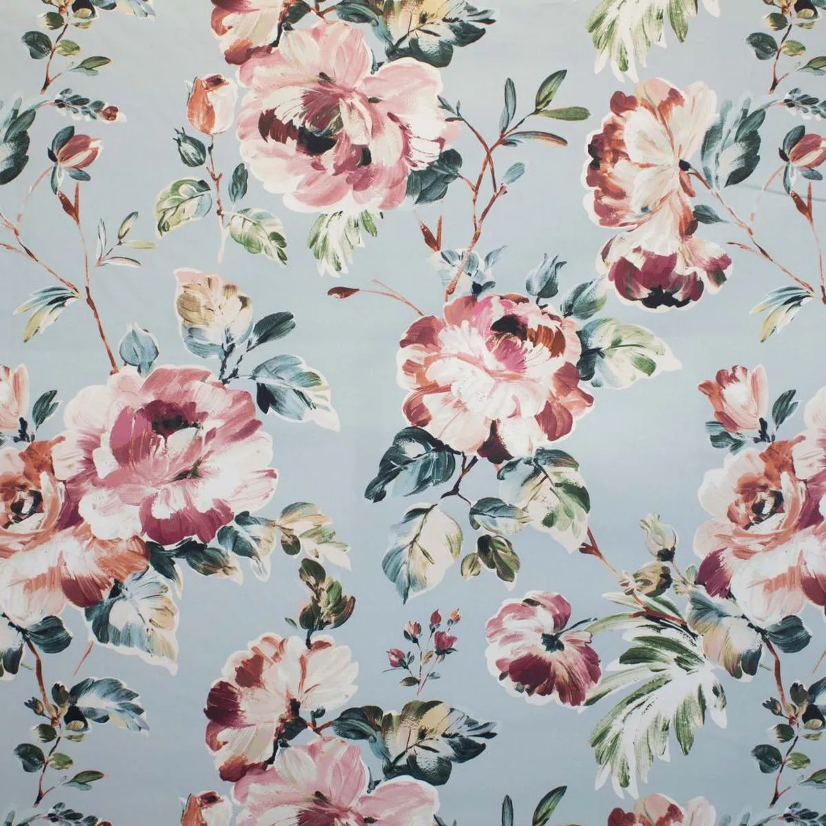 Floribunda -French Blue RM Coco Fabric