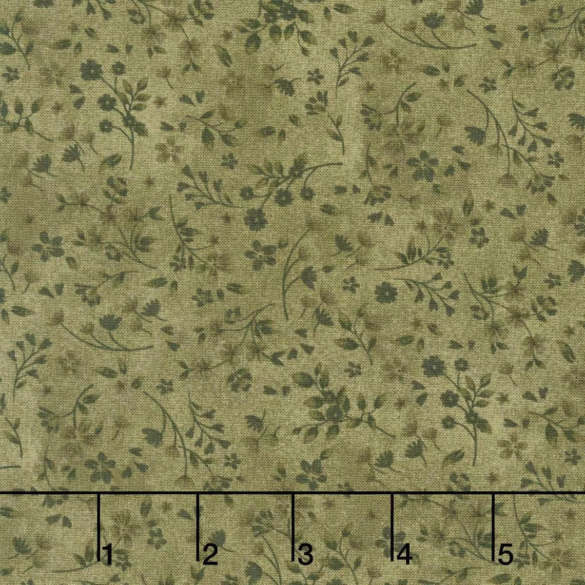 flossie-s-flowers-silhouettes-green-yardage Flossie’s Flowers – Silhouettes Green Yardage