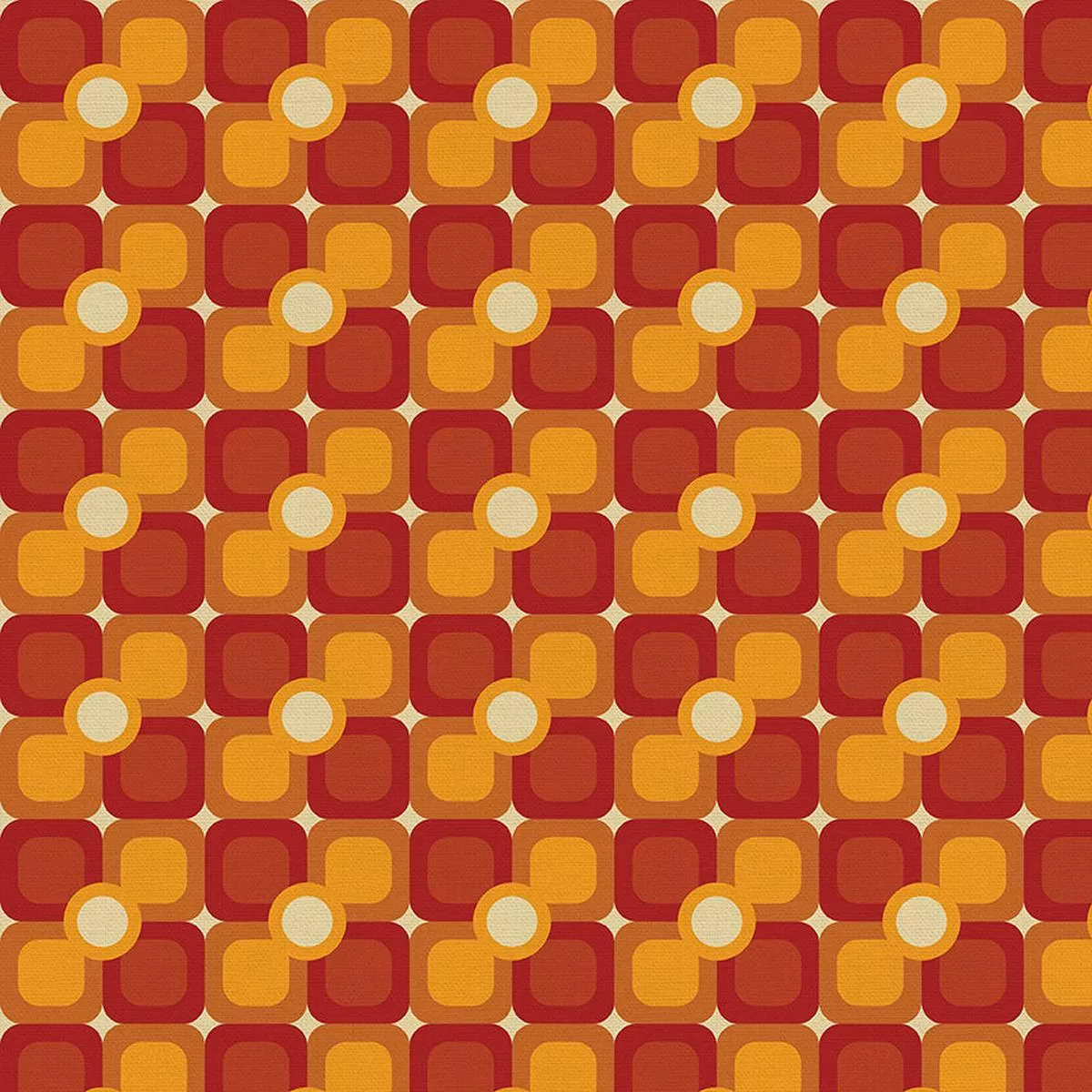 Flower Blocks – Red – Quilting Cotton