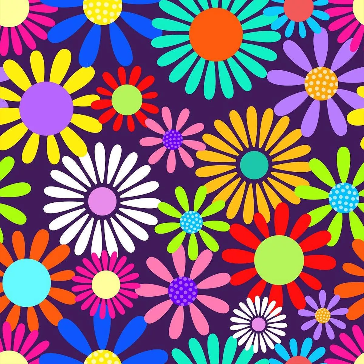 flower-power-2-fabric Flower Power #2 Fabric