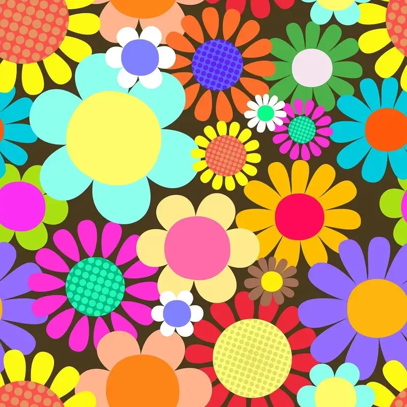 flower-power-5-fabric Flower Power #5 Fabric