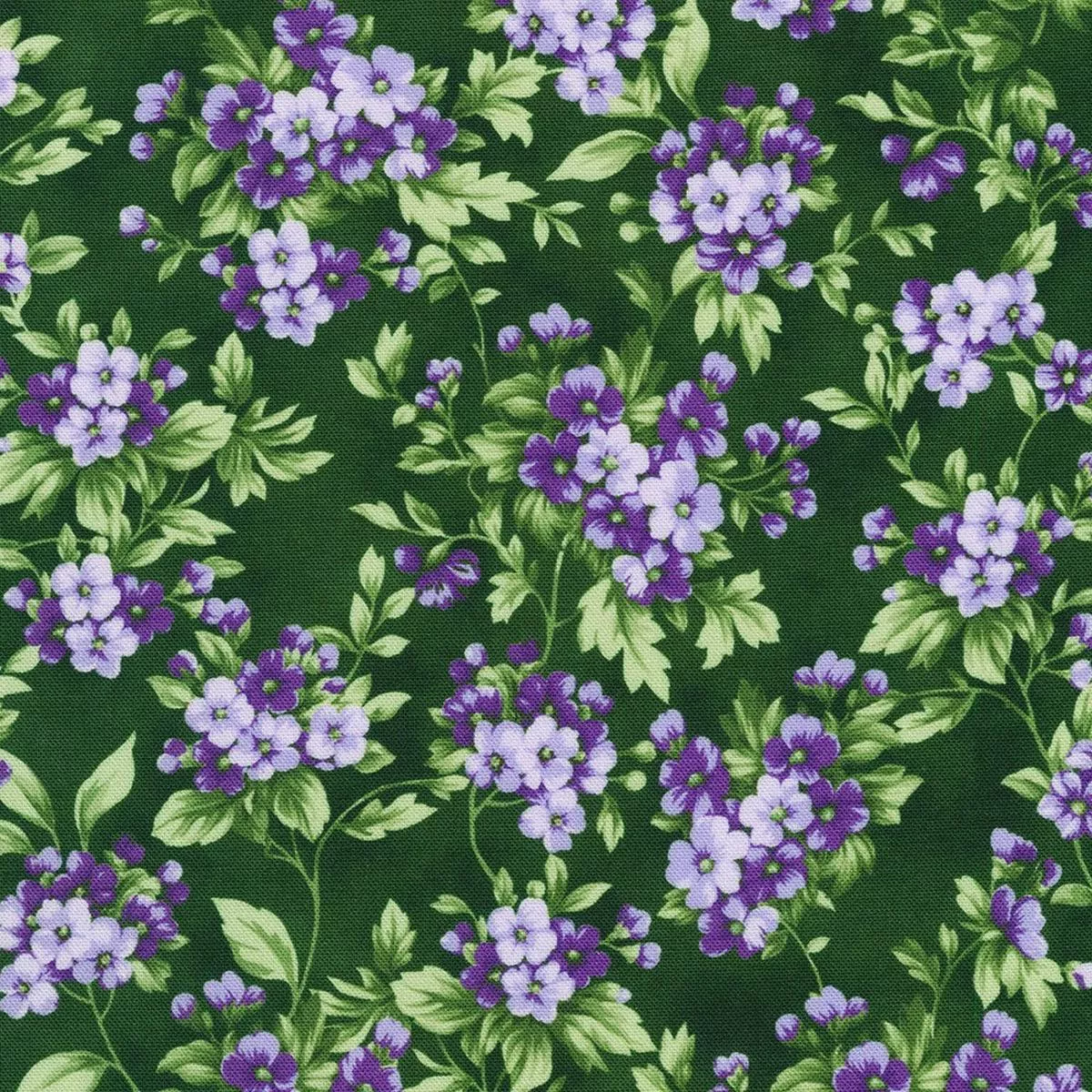 flowerhouse-georgina-flowers-evergreen-yardage Flowerhouse – Georgina – Flowers Evergreen Yardage