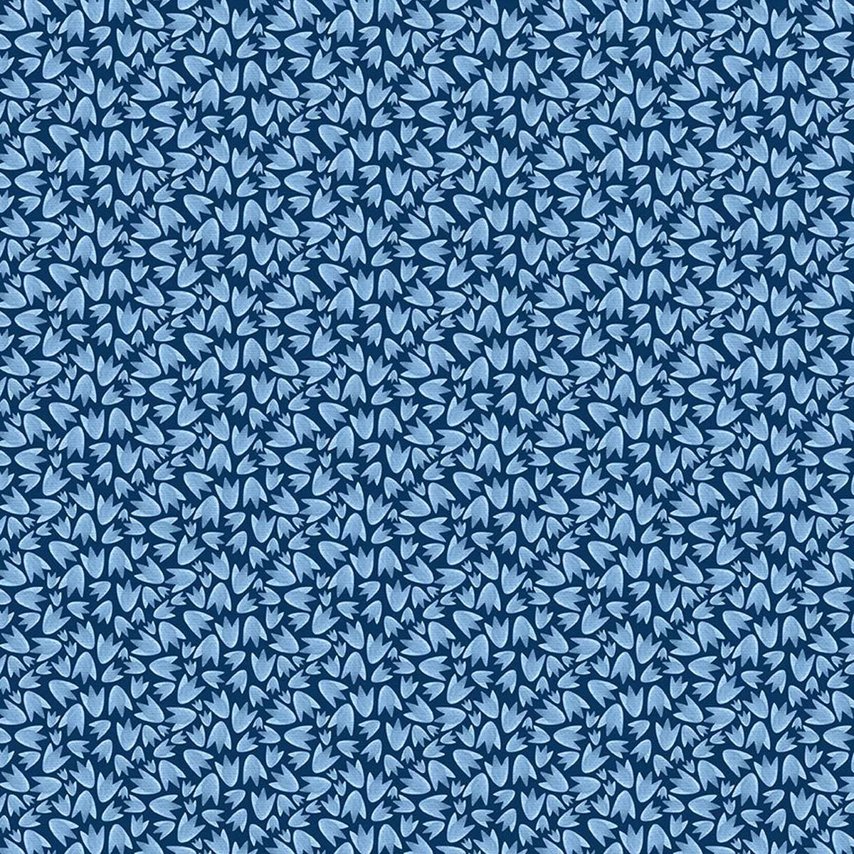 flowers-blue-double-gauze Flowers – Blue – Double Gauze