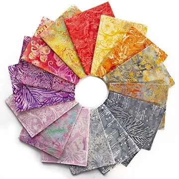 Flutter Pink & Clementine Fat Quarter Bundle