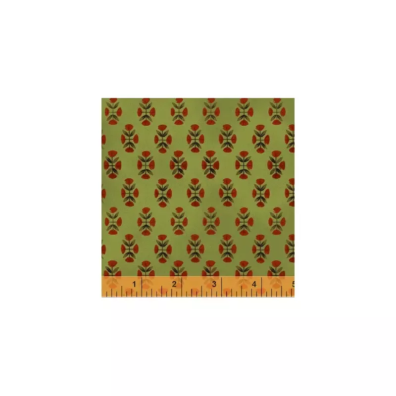 Folk Art Village31692-2 Cotton