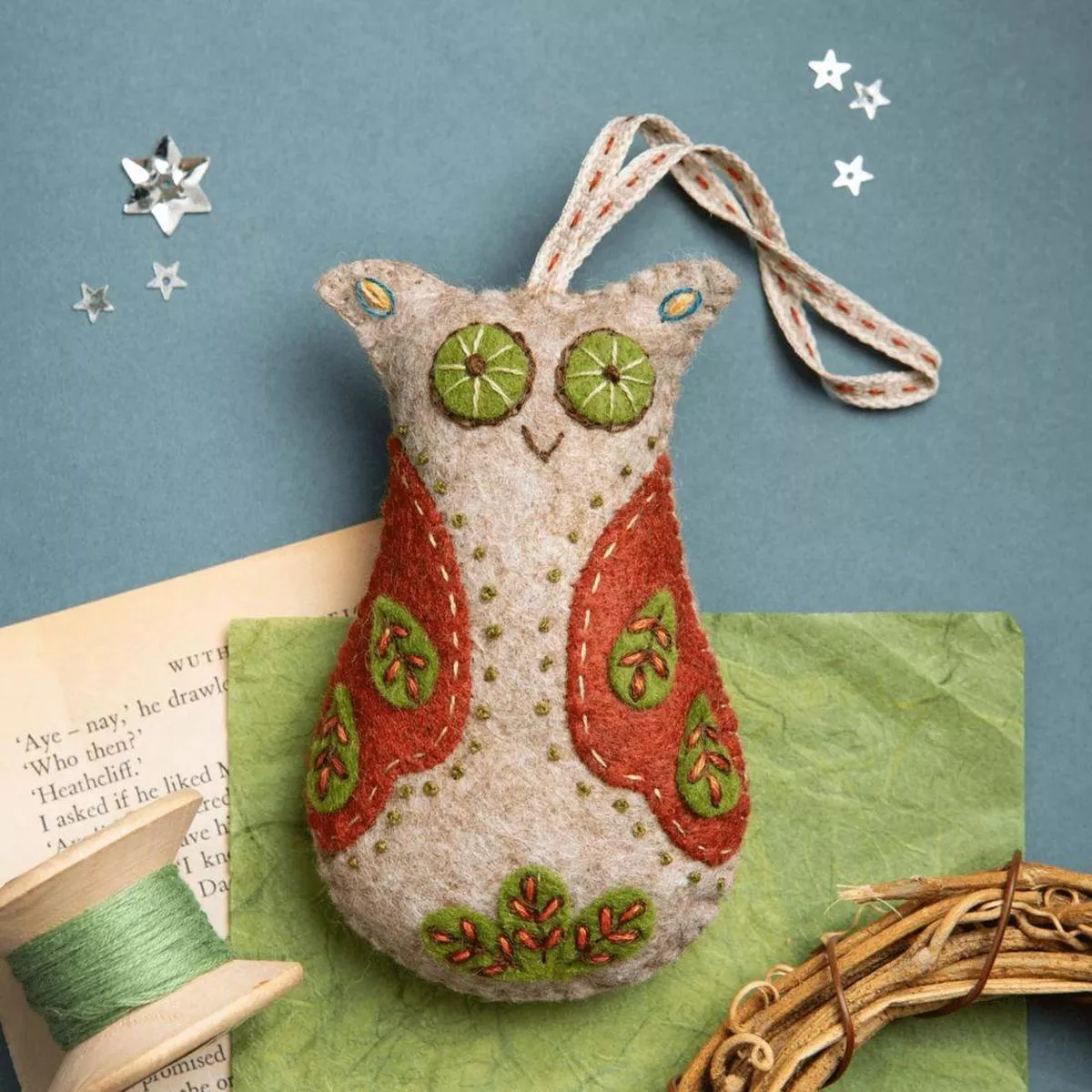 folk-owl-felt-craft-kit-by-corrine-lapierre Folk Owl Felt Craft Kit by Corrine Lapierre