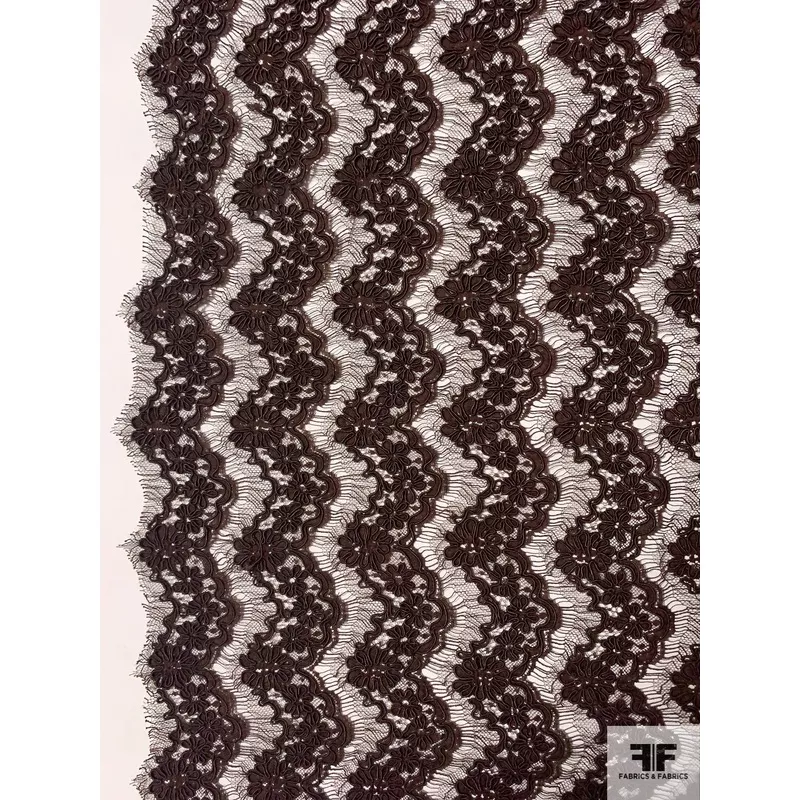 french-alenon-lace-chocolate-brown French Alenon Lace – Chocolate Brown