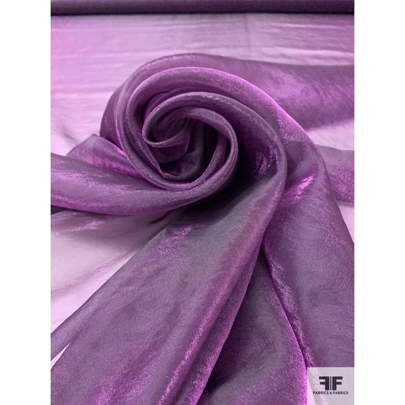french-shimmer-iridescent-polyester-blend-organza-grape-purple French Shimmer Iridescent Polyester Blend Organza – Grape Purple
