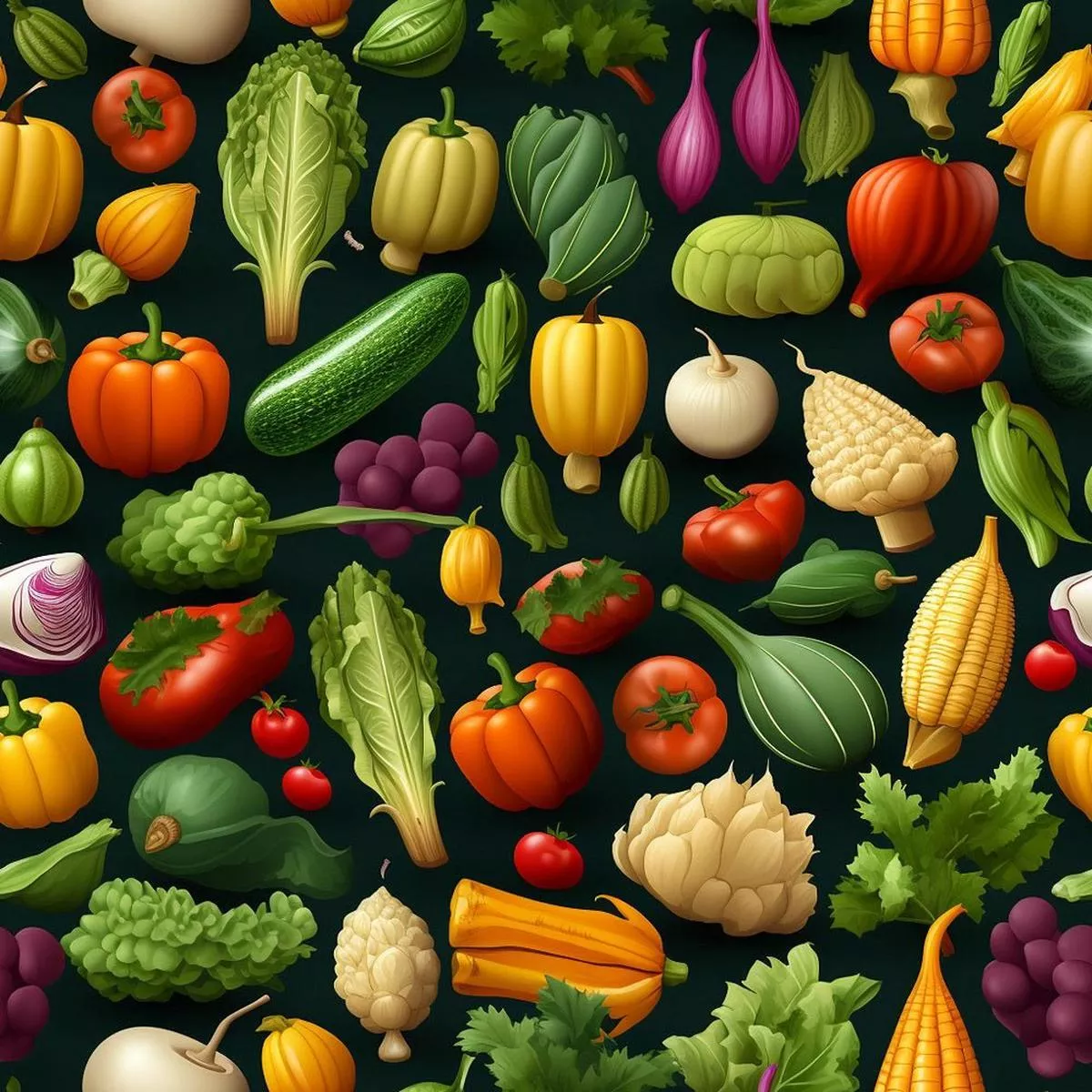 fresh-veggies-4-fabric Fresh Veggies 4 Fabric