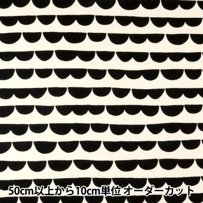 [From quantity 5] Fabric “Twill print scalap pattern KTS6257-A” COTTON KOBAYASHI