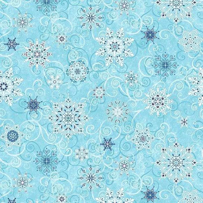 Frozen Melodies 108″ Light Blue