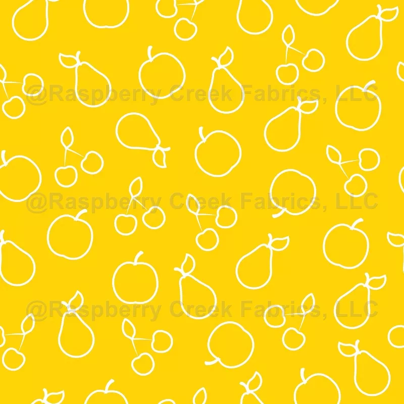 fruit-pattern-summer-pattern-apple-pear-cherry-yellow Fruit Pattern, Summer Pattern, Apple, Pear, Cherry, Yellow