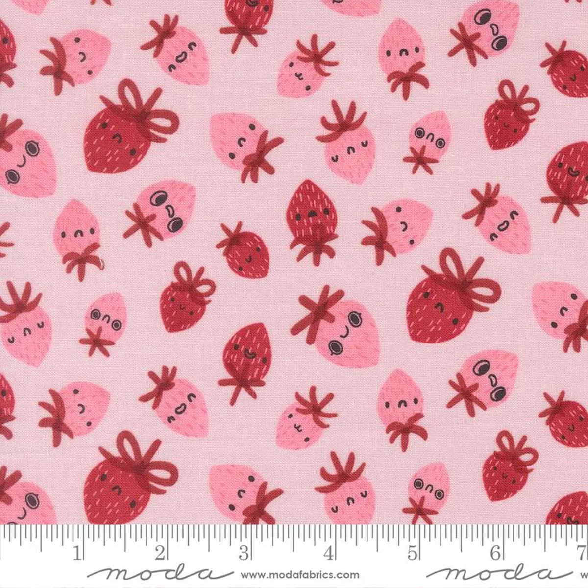 funny-valentine-strawberries-blush-lizzy-house-moda Funny Valentine – Strawberries – Blush – Lizzy House – Moda