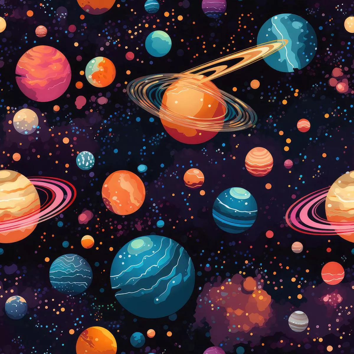 galaxy-gazing-pattern-18-fabric Galaxy Gazing Pattern #18 Fabric