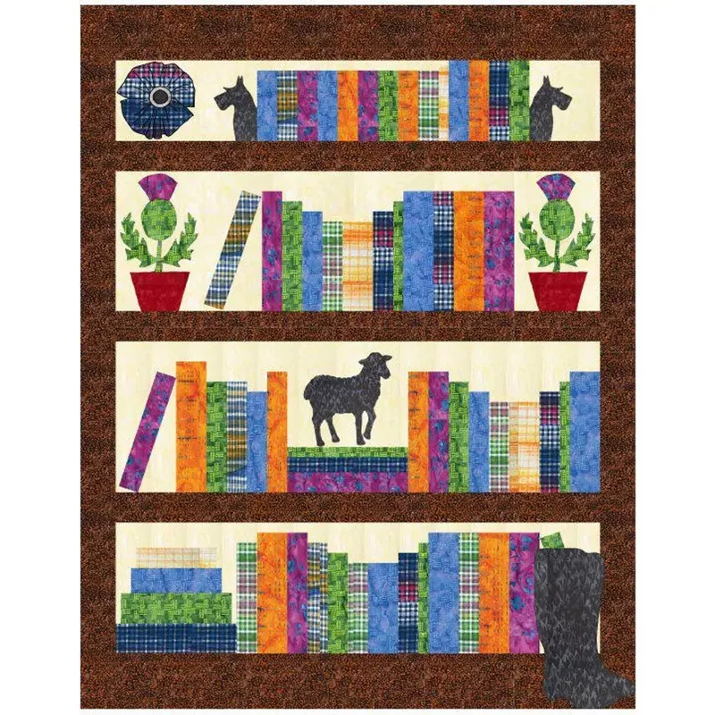 gandiegow-library-quilt-pattern-by-patience-griffin-quilts Gandiegow Library Quilt Pattern by Patience Griffin Quilts