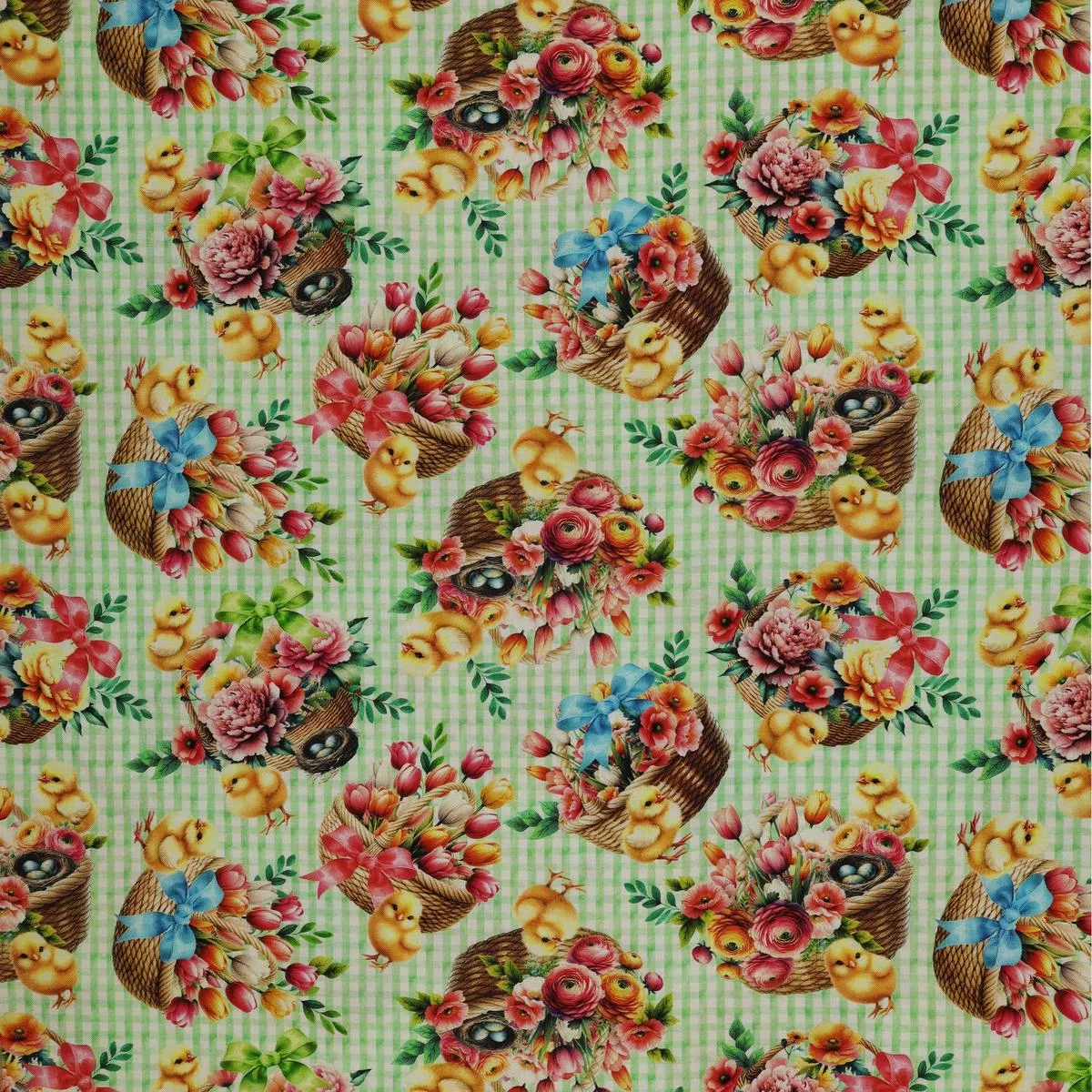 garden-tea-fabric-collection-garden-baskets-green Garden Tea Fabric Collection – Garden Baskets Green