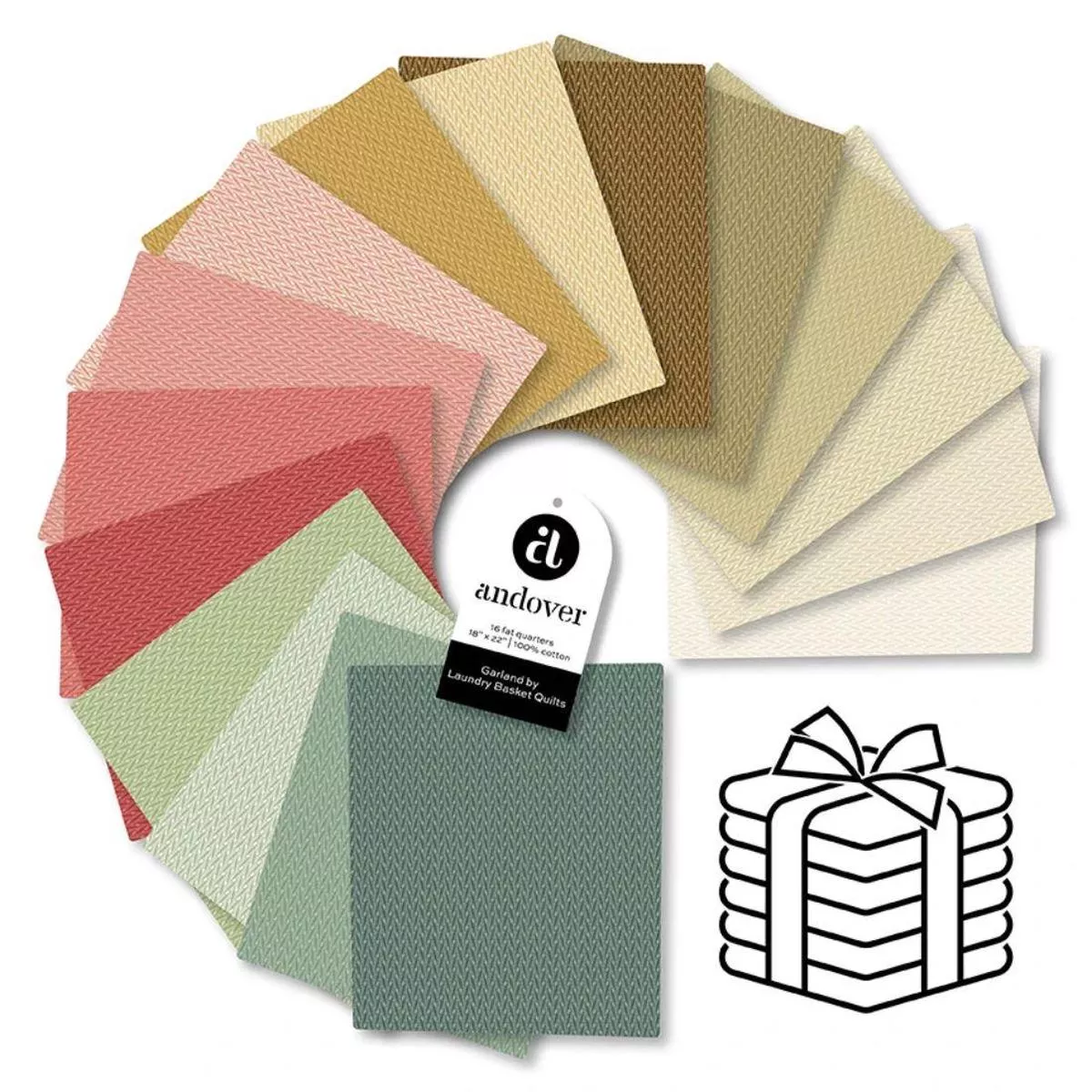 garland-16-fq-bundle-by-laundry-basket-quilts Garland (16) FQ Bundle by Laundry Basket Quilts
